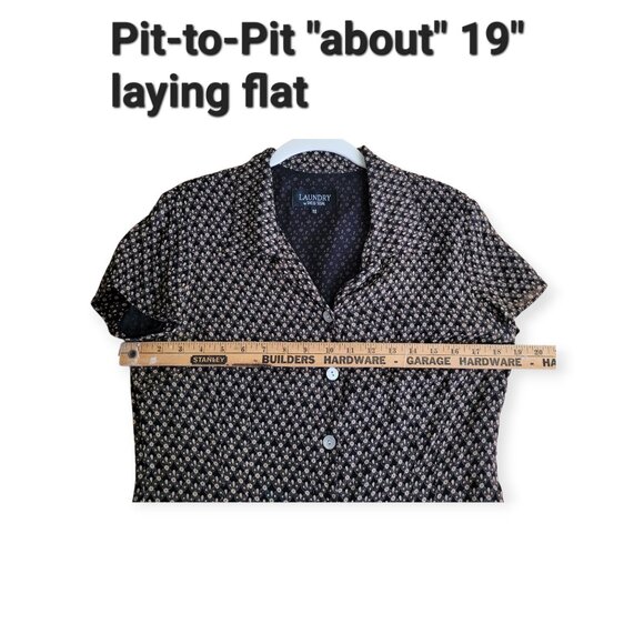 Vintage 90s Button-Front Mini Shift Dress (S/M) | Phoebe Buffay / Retro Grunge - Picture 6 of 8